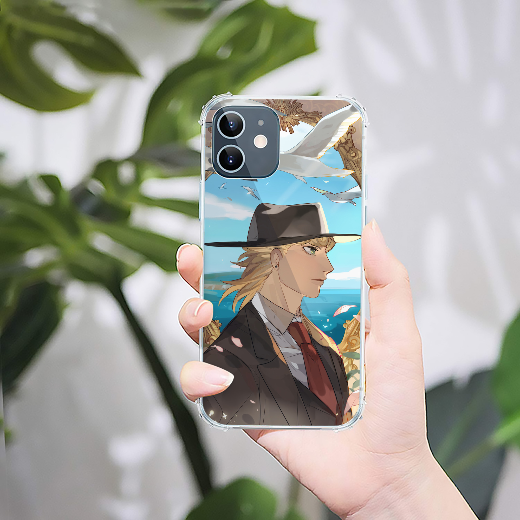 （画像用） ジョジョの奇妙な冒険 JoJo's Bizarre Adventure 【iPhone 12シリーズ対応】透明スマホケース（クリアソフトケース）